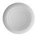 Papstar 11140 assiette jetable ronde en carton blanc 32 cm 100 pièces