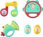 Sophie de Giraf Mijn Eerste Muziek Set – Baby Muziekinstrumenten Set – Trommel, Maraca’s, Trompet & Rammelaar – Geschikt vanaf 6 maanden – Muziek en Zintuiglijke Ontwikkeling