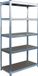 Merkloos Relaxdays Stellingkast - 180x90x40 cm - 875 kg - metaal - zilver