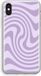 Case Company® - iPhone X Case - Swirl Purple - Soft Cover