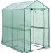Gardebruk Kweekkas 2,23m² - 4 Legplanken & 4 Ramen - 190x186x120cm
