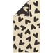 Cawö Heart Beats 6275 basalt serviette de douche 70x140