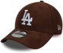 New Era Mlb Entry Cord 9forty La Dodgers Casquette Marron