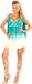 Widmann Godin jurk Olympia dames Wit/Blauw L