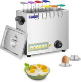 Royal Catering Eierkoker - 8 eieren - Zilver - 2600W - RCEB-8T