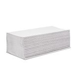 Saten Papieren handdoek, blanco servetten, V-gevouwen, 21 x 21, gelamineerd, 2-laags, wit, 15 x 266 stuks