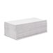 Saten Papieren handdoek, blanco servetten, V-gevouwen, 21 x 21, gelamineerd, 2-laags, wit, 15 x 266 stuks