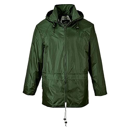 Portwest S440 Klassieke Volwassen Regenjas - Olijfgroen - 4XL