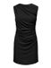 ONLY - ONLAMBER S/L RUCHING DRESS JRS - Meisjes - Mini jurken - Zwart - XS