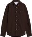 Tommy Hilfiger Heren Lange Mouwen Shirt Bruin Katoen XL
