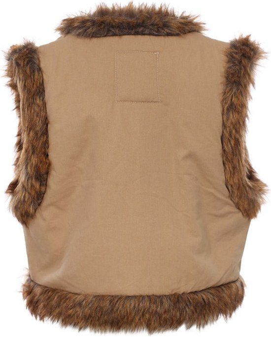 LOOXS Little Meisjes Gilet - 92/98 - Oranje - 100% Katoen