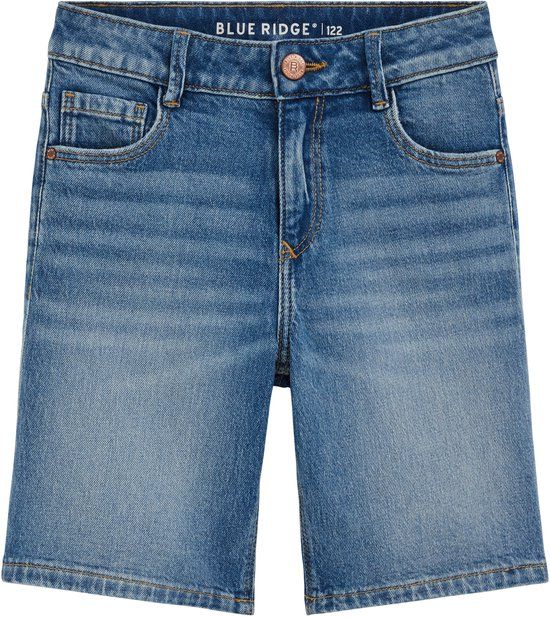 WE Fashion Meisjes relaxed fit denim short