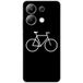 Xiaomi Redmi Note 13 4G Bedrukt siliconen hoesje Bike hipster