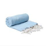 Ottoman Atelier Serviette de hammam Coton Bleu