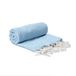 Ottoman Atelier Serviette de hammam Coton Bleu
