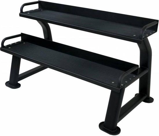 Toorx Fitness Fitness Rack PRO Kettlebell/Medicine Bal opbergsysteem met twee lagen