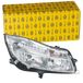 HELLA 1EJ 009 630-321 FF/Halogeen-Koplamp ECE - voor rechtsrijdend verkeer - Rechts voor