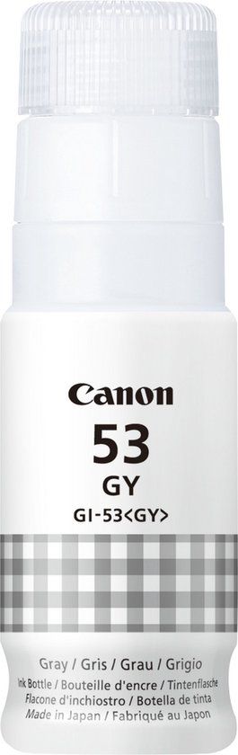 Canon GI-53 GY Ink Bottle - Grey - Original