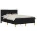 vidaXL Bedframe 140 x 190 cm Zwart