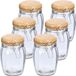 Zeller bocaux/bocaux de conserve - 10x - 820 ml - verre - avec fermeture à levier - D11 x H16 cm