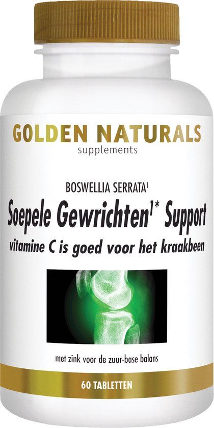 Golden Naturals Soepele Gewrichten Support - 60 tabletten