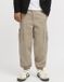 JACK&JONES - JPSTKANE JJJONNIE CUFFED CARGO JNR - Garçon - Pantalon - Taille 170 - Coton/Élasthanne - Crockery