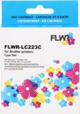 FLWR Brother LC-223C cyaan XL cartridge