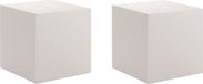 Glorex Hobby Piepschuim Kubus Blok - 4 stuks - 20 x 20 cm - Wit