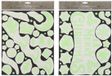Koopman International BV Raamstickers Glow in the Dark Kerst Groen Kunststof