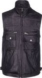 Urban 5884® Fisherman Zwart Heren Vest Maat 4XL