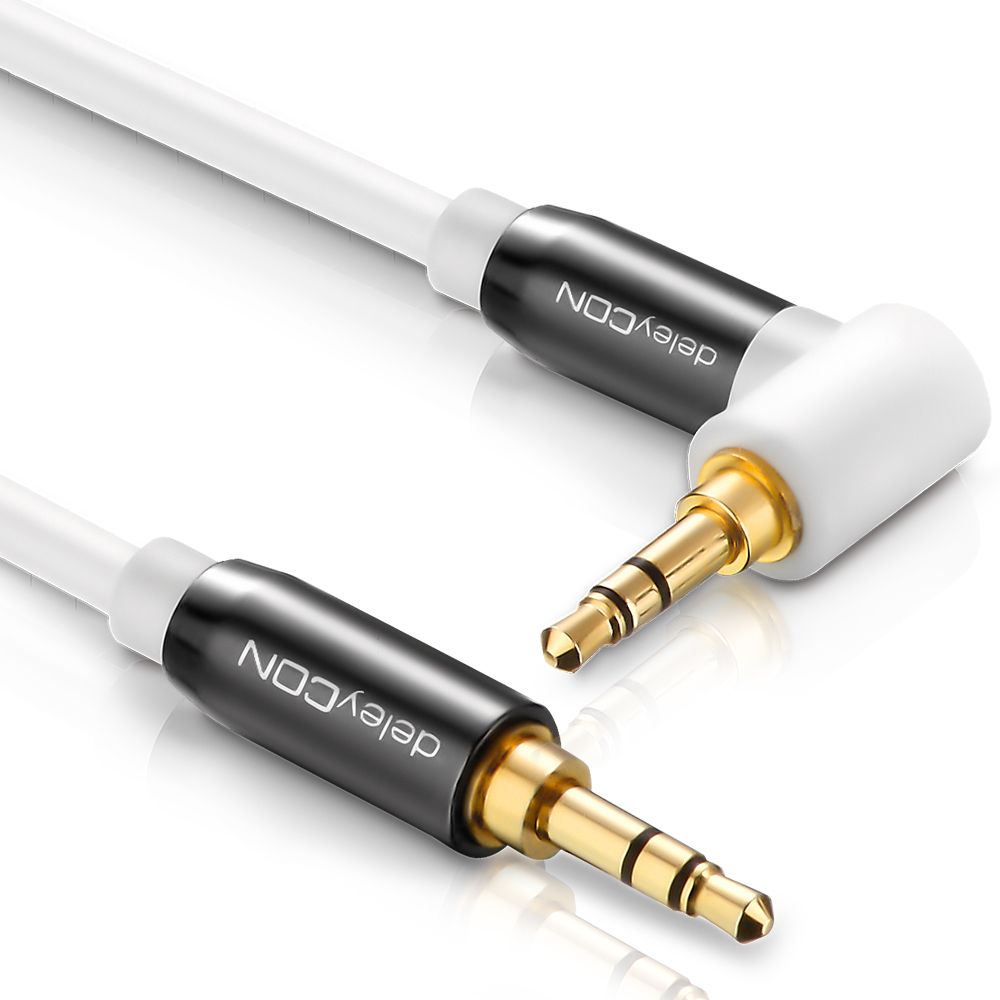 deleyCON MK-MK390 - Audio kabel - 1 m - Wit