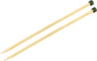 KnitPro K22313 breinaalden, bamboe, bruin, 25 cm x 7 mm, 2 count