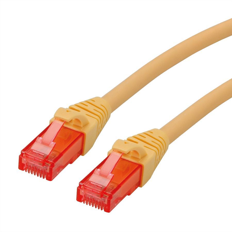 ROLINE Cat6 U/UTP Patch Cable - 0.5m - Yellow