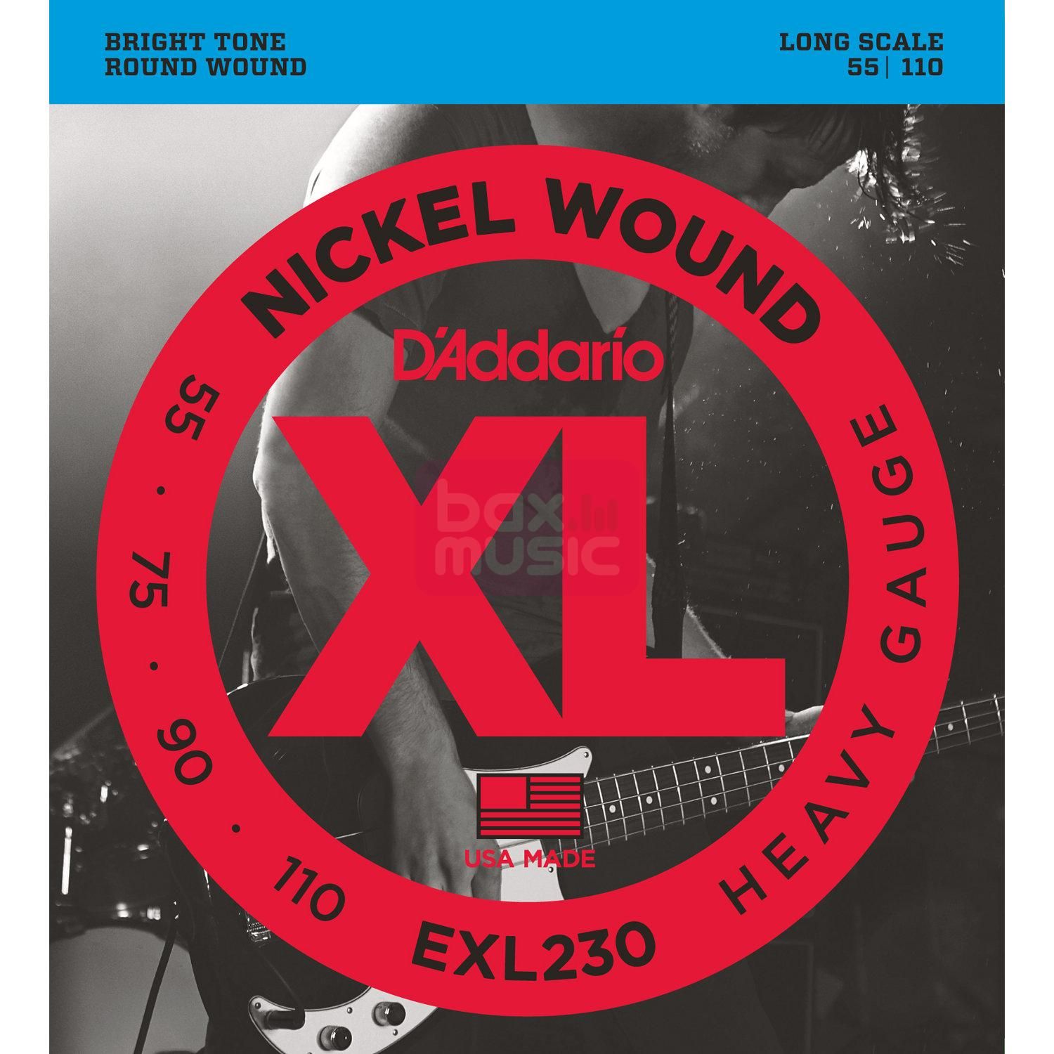D'ADDARIO EXL230 snarenset voor elektrische basgitaar