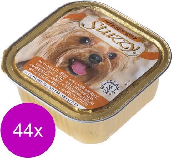 Mister Stuzzy Dog PatÃ© 150 g - Hondenvoer - 44 x Lam&Rijst