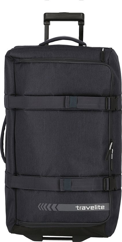 travelite Travelite Kick Off Wheeled Duffle L dark antracite Reistas Grijs