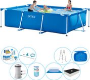 Frame Pool Rechthoekig 300x200x75 cm - Deluxe Zwembad Set