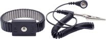 Quadrios ESD-armband Zwart Drukknop 4 mm