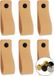 Brute Strength BIGsave B.V. Leren handgrepen - Naturel - 6 stuks - 16,5 x 2,5 cm