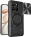 Techsuit Hoesje geschikt voor HONOR 400 Smart - CamGuard Pro Back Cover - Zwart
