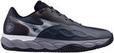 Mizuno Wave Enforce Court Tennis Schoenen Senior Zwart - Wit - Grijs