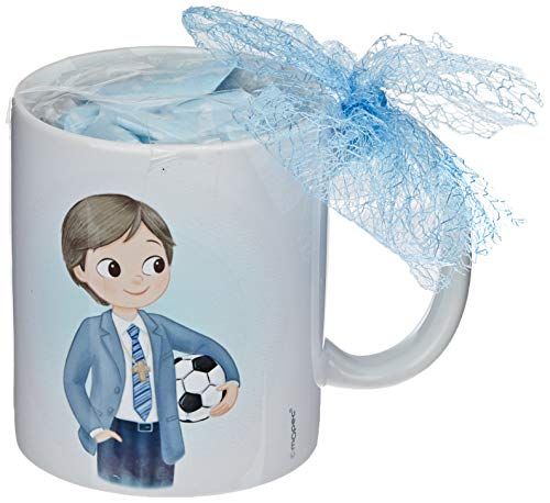 Mopec GD651.1 Communion Cup with Ball, 7 Candies, 325 ml, Porcelain