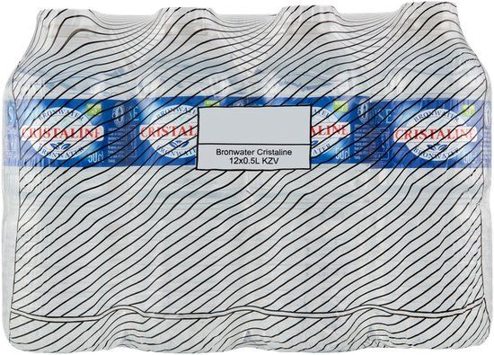 Cristaline bronwater 12 x 0.5L - Statiegeld flessen