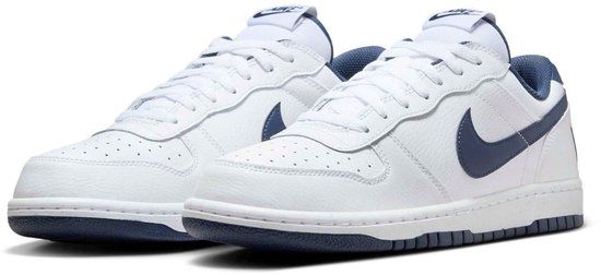 Nike Big Low Sneakers Heren Wit - Donkerblauw Maat 42.5