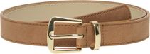 ONLY CARMAKOMA CARJULIA Faux Suede Jeans Belt Cognac
