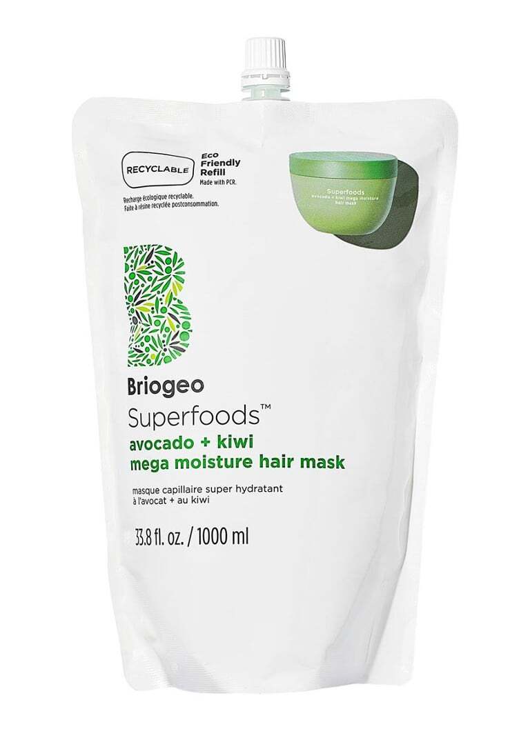 Briogeo Briogeo Mega Moisture Superfood Mask Jumbo Refill - haarmasker navulling