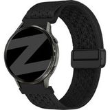 Bandz Bracelet en nylon vintage pour Huawei Watch 5 - 42mm (Noir)