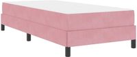 vidaXL Boxspringbed met matras Roze 80 x 200 cm Stof