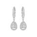 Swarovski Attract Light Pear 5197458 Oorclips Vrouwen Staal Zilverkleurig