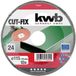 kwb 715824 Schuurpapier voor schotelschuurapparaat Korrelgrootte (num) 24 (Ø) 115 mm 10 stuk(s)